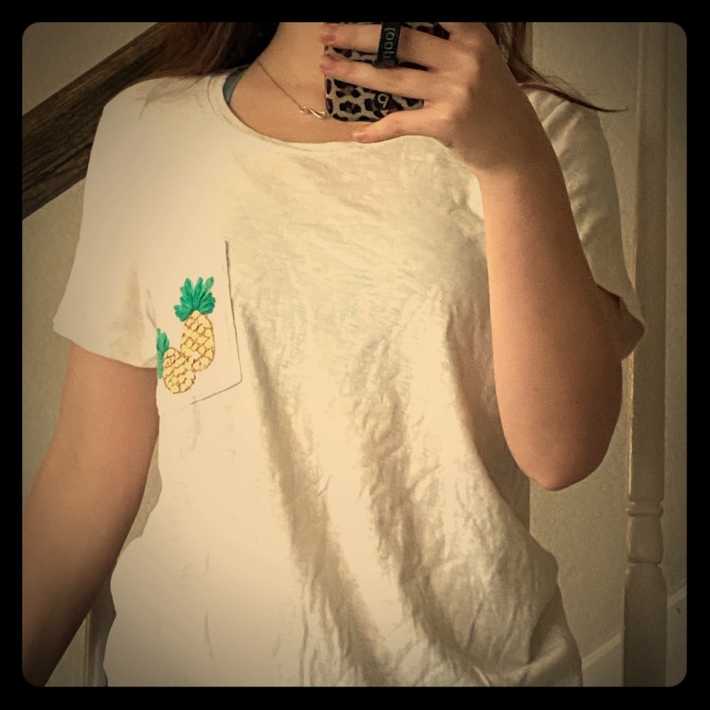 J. Crew Collector Pineapple Tee, Small